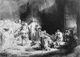 Маленькие дети, пришедшие к Иисусу (Рембрандт)