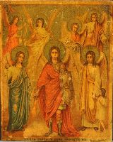 Картина “Бог Индра и семь мудрецов“