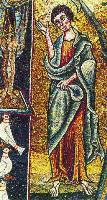 “Евангелист Иоанн“. Мозаика в церкви Сан-Клементе, Рим