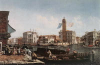 Большой канал и Рыбный рынок (М. Мариески, 1740 г.)