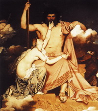 Зевс и Фетида (Ж.Ог.Д. Энгр, 1811 г.)
