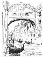 Рисунок Венеции (Н.А. Соколов)