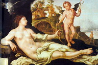 Венера и Амур (М. ван Хемскерк, 1545 г.)